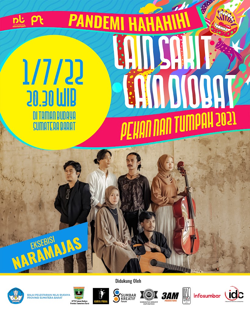 Naramajas, Klub Ikan Larangan, dan Freesound Siap Meriahkan Pembukaan Pekan Nan Tumpah 2021